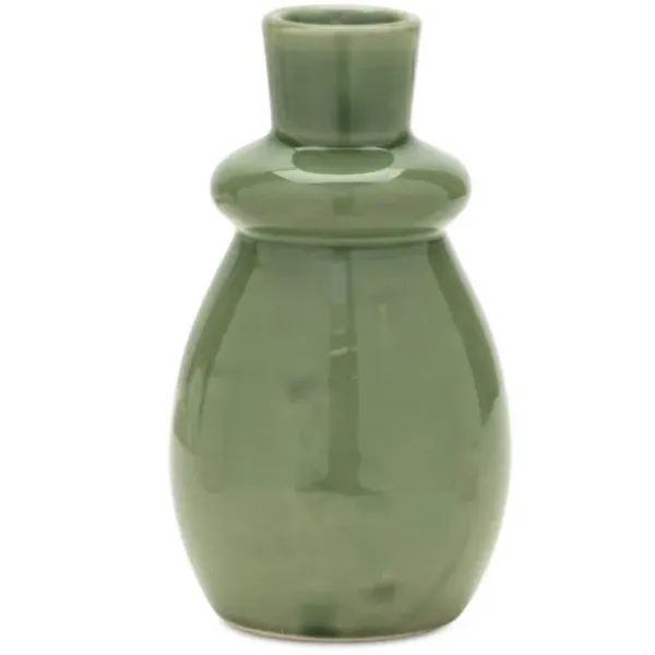 Vases-Kirkland's Home Farmhouse Glass Jug And Wicker Wrap Vase Tan