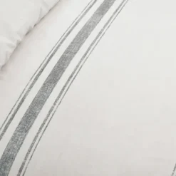 Duvets-Kirkland's Home Farmhouse Stripe 2-Pc. Twin Xl Duvet Set Gray