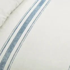 Duvets-Kirkland's Home Farmhouse Stripe 2-Pc. Twin Xl Duvet Set Blue