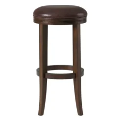 Bar Stools & Counter Height Stools-Kirkland's Home Faux Leather Bar Stools, Set Of 2 Brown