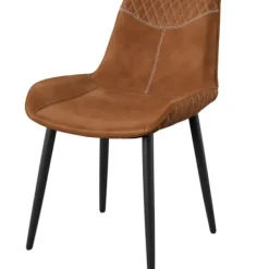 Dining Chairs-Kirkland's Home Faux Leather Dining Chairs, Set Of 2 Brown