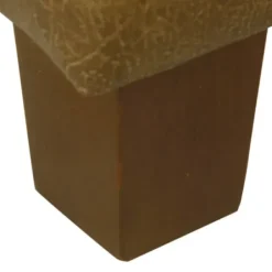 Benches & Ottomans-Kirkland's Home Faux Leather Tufted Storage Ottoman Brown