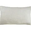Pillows-Kirkland's Home Faux Mohair Lumbar Pillow Ivory