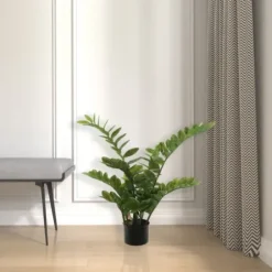 Trees & Topiaries-Kirkland's Home Faux Zamifolia Bush Potted Plant