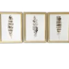 Framed Art-Kirkland's Home Feathers Framed Art Prints, Set Of 3 White/Brown