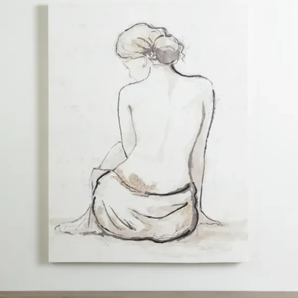 Canvas Art-Kirkland's Home Figural Elegance Canvas Art Print Black/White