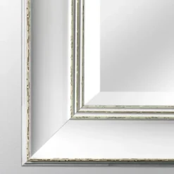 Decorative Mirrors-Kirkland's Home Finn Distressed Wall Mirror White