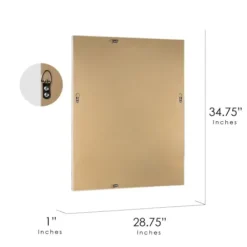 Decorative Mirrors-Kirkland's Home Finn Distressed Wall Mirror White