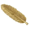 Decorative Trays-Kirkland's Home Flat Feather Tray Gold