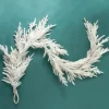 Arrangements & Greenery-Kirkland's Home Flocked Norfolk Pine Garland White