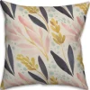 Pillows-Kirkland's Home Floral And Wheat Pillow Pink/Blue/Multi