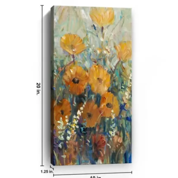 Canvas Art-Kirkland's Home Floral Expression Iv Giclee Canvas Art Print Multi