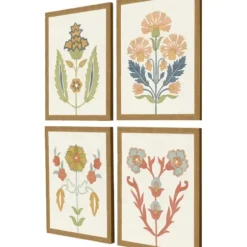 Framed Art-Kirkland's Home Flourish Framed Art Prints, Set Of 4 Multi