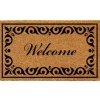Doormats-Kirkland's Home Flowery Tiles Entry Doormat Brown