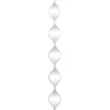 Decorative Mirrors-Kirkland's Home Foil Slim Stacked Teardrops Wall Mirror Silver