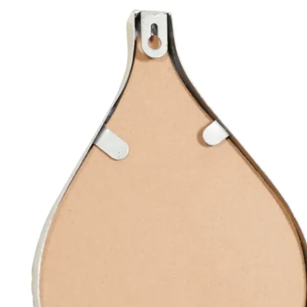 Decorative Mirrors-Kirkland's Home Foil Slim Stacked Teardrops Wall Mirror Silver