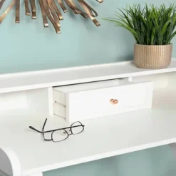 Office Furniture-Kirkland's Home Folding Caty Desk White