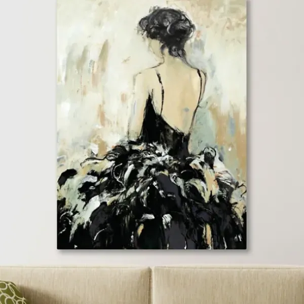 Canvas Art-Kirkland's Home Fond Reflections Giclee Canvas Art Print Gray/Tan