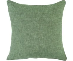 Pillows-Kirkland's Home Forest Fringe Diamond Pillow, 20 In. Green