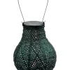 Outdoor Lighting-Kirkland's Home Forest Ikat Bulb Hanging Led Outdoor Lantern Green