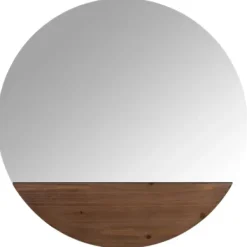 Decorative Mirrors-Kirkland's Home Frameless Stained Wood Accent Wall Mirror
