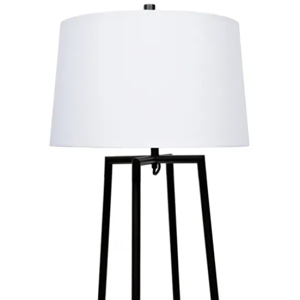 Floor Lamps-Kirkland's Home Freemont 2-Tier Shelf Floor Lamp White