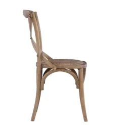 Dining Chairs-Kirkland's Home French Country X-Back Dining Chairs, Set Of 2 Gray