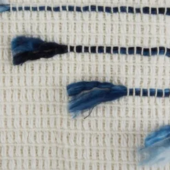 Blankets & Throws-Kirkland's Home French Diamond Cut Throw Blue