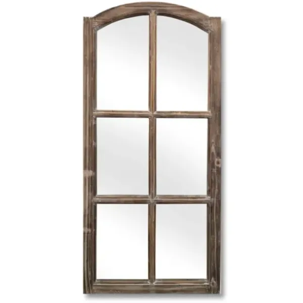 Decorative Mirrors-Kirkland's Home French Farmhouse Wooden Decorative Mirror