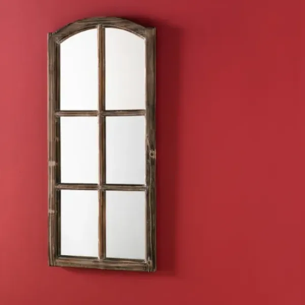 Decorative Mirrors-Kirkland's Home French Farmhouse Wooden Decorative Mirror