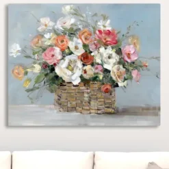 Canvas Art-Kirkland's Home Fresh Flower Market Canvas Art Print Multi