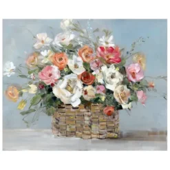 Canvas Art-Kirkland's Home Fresh Flower Market Canvas Art Print Multi