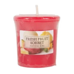 Candles-Kirkland's Home Fresh Fruit Sorbet Votive Candles, Set Of 8 Red
