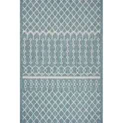 Outdoor Rugs-Kirkland's Home Fresh Green Stripes Outdoor Area Rug, 4X6 Green/White