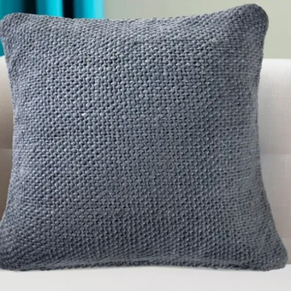 Pillows-Kirkland's Home Frost Woven Accent Pillow Blue