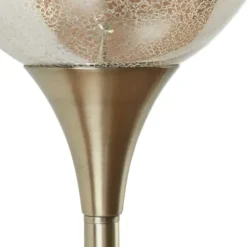 Floor Lamps-Kirkland's Home Frosted Starlight Golden Floor Lamp White
