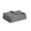 Blankets & Throws-Kirkland's Home Full/Queen Lightweight Cotton Blanket Gray