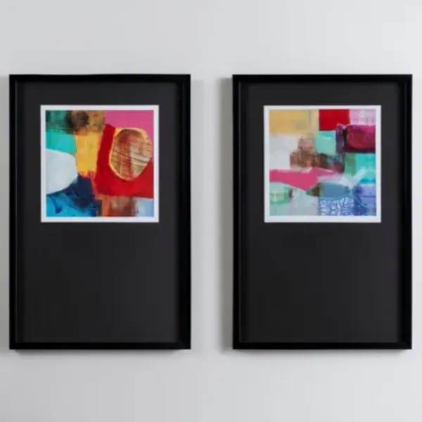 Framed Art-Kirkland's Home Fun Colors Abstract I Framed Wall Art Red/Blue/Yellow