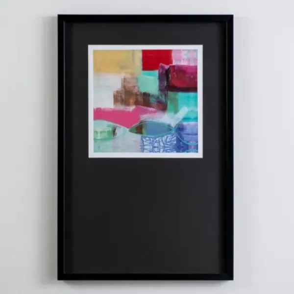 Framed Art-Kirkland's Home Fun Colors Abstract Ii Framed Wall Art Red/Blue/Yellow