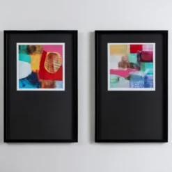 Framed Art-Kirkland's Home Fun Colors Abstract Ii Framed Wall Art Red/Blue/Yellow