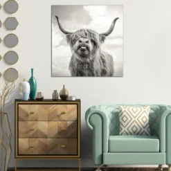 Canvas Art-Kirkland's Home Funny Girl Canvas Art Print, 37X37 Gray
