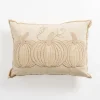 Pillows-Kirkland's Home Fuzzy Pumpkin Trio Lumbar Pillow Tan/Ivory