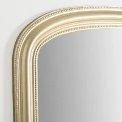 Decorative Mirrors-Kirkland's Home Galina Golden Beaded Arch Mirror