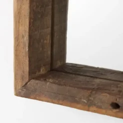 Decorative Mirrors-Kirkland's Home Garcelle Raw Wood Square Wall Mirror