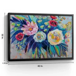 Framed Art-Kirkland's Home Garden Variety Framed Canvas Art Print Multi