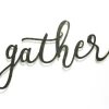 Wall Quotes & Signs-Kirkland's Home Gather Script Wall Plaque Black