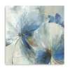 Canvas Art-Kirkland's Home Gigi Flower Ii Canvas Art Print, 40X40 In. Blue/Gray/White