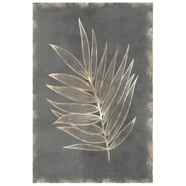 Canvas Art-Kirkland's Home Gilded Botanical I Canvas Art Print Black/Gold/Brown