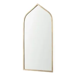 Decorative Mirrors-Kirkland's Home Giovanna Gold Metal Frame Ogee Arch Wall Mirror
