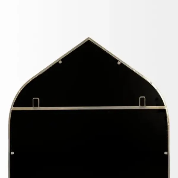 Decorative Mirrors-Kirkland's Home Giovanna Gold Metal Frame Ogee Arch Wall Mirror